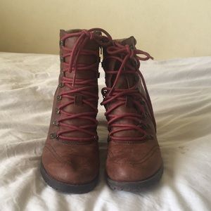 Lucky Brand Combat Booties